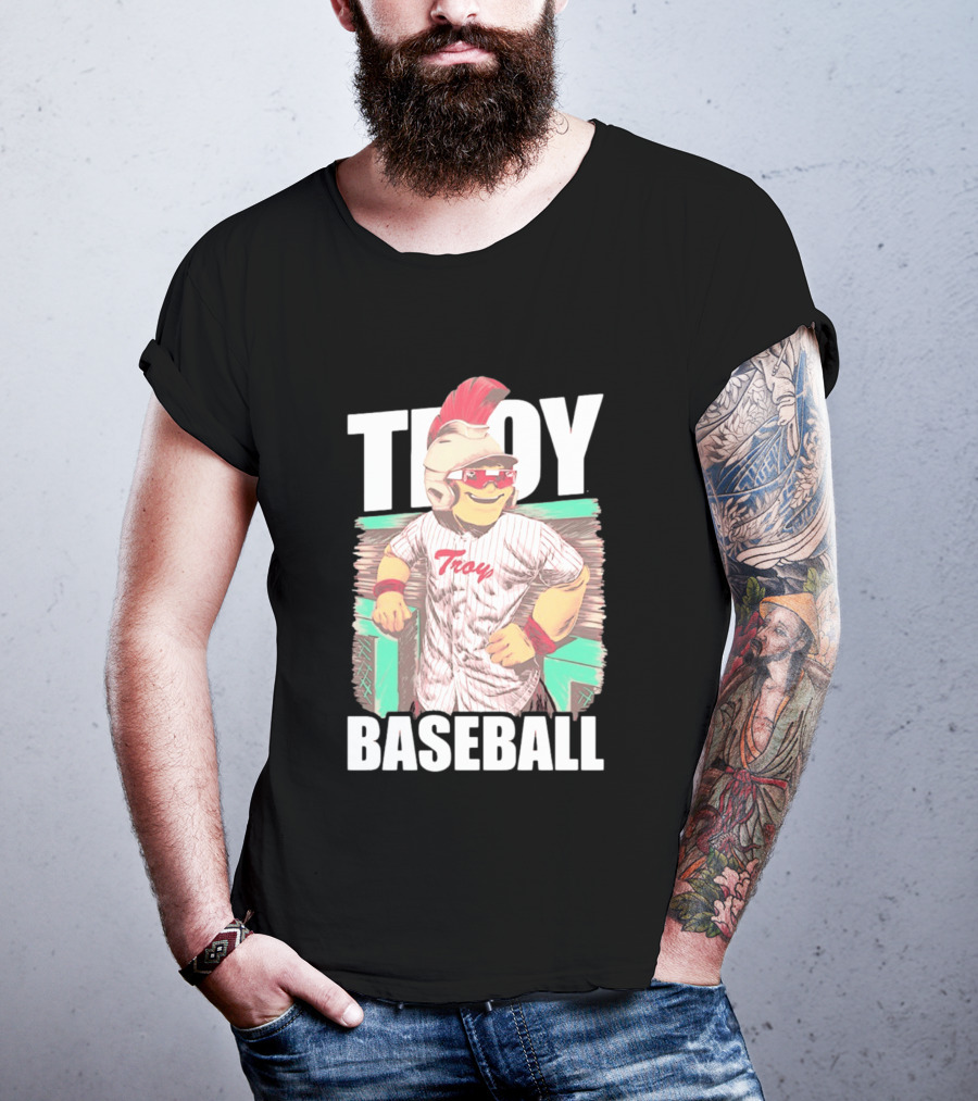 Troy University Trojans Baseball Team Collegiate Athletic Spirit T-Shirt