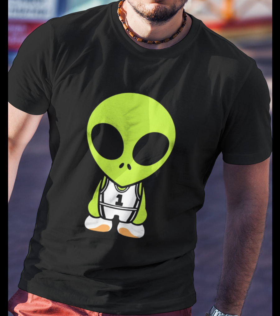 Victor Wembanyama San Antonio Spurs NBA Alien Player Number 1 Basketball T-Shirt