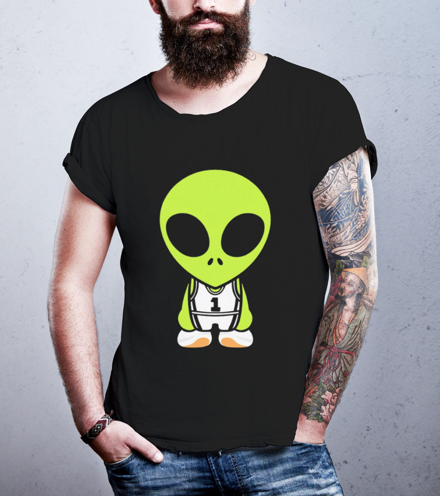 Victor Wembanyama San Antonio Spurs NBA Alien Player Number 1 Basketball T-Shirt