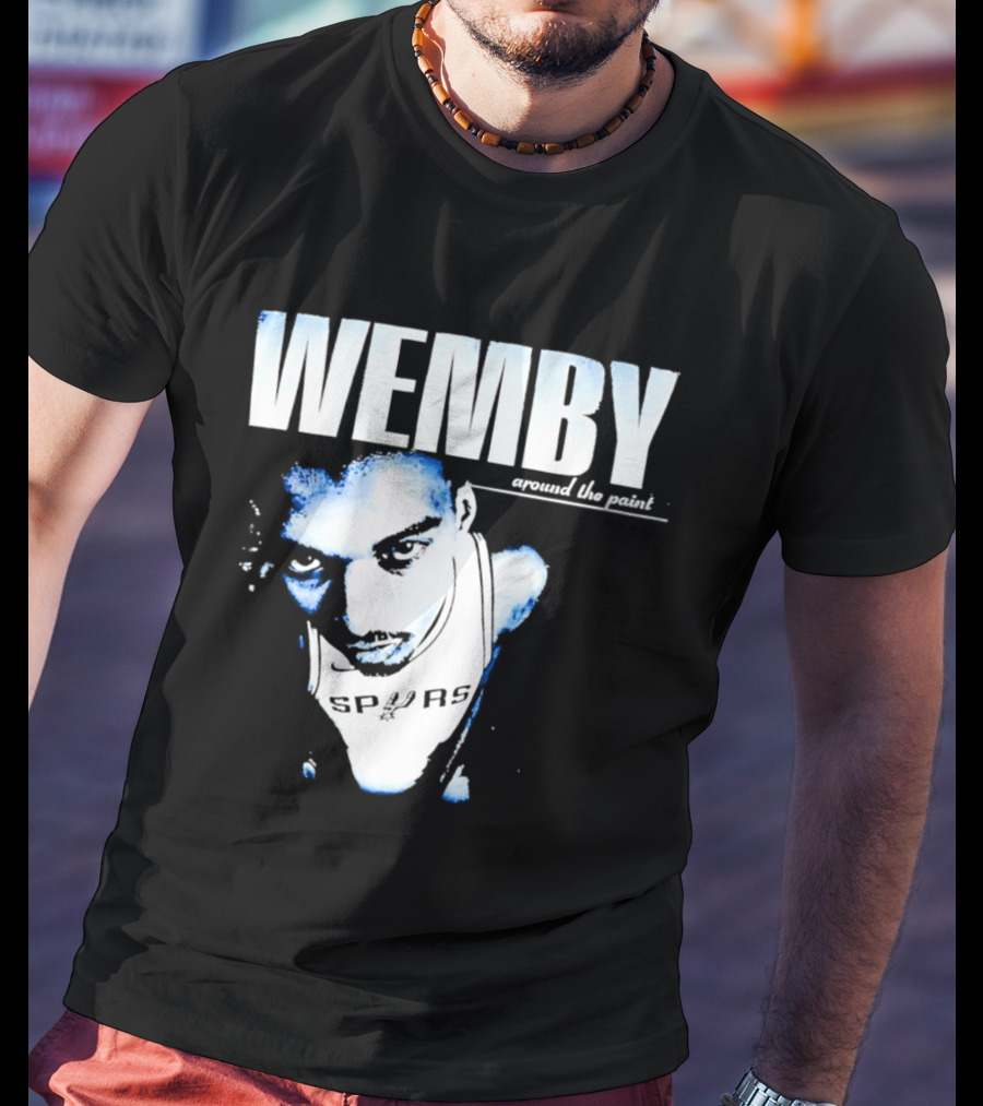 Wemby Around The Point Victor Wembanyama NBA 2026 San Antonio Spurs T-Shirt