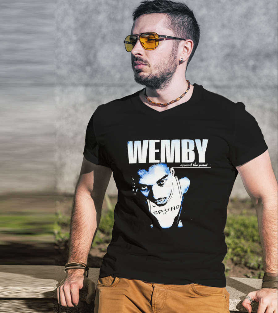 Wemby Around The Point Victor Wembanyama NBA 2026 San Antonio Spurs T-Shirt