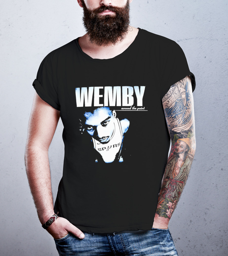 Wemby Around The Point Victor Wembanyama NBA 2026 San Antonio Spurs T-Shirt