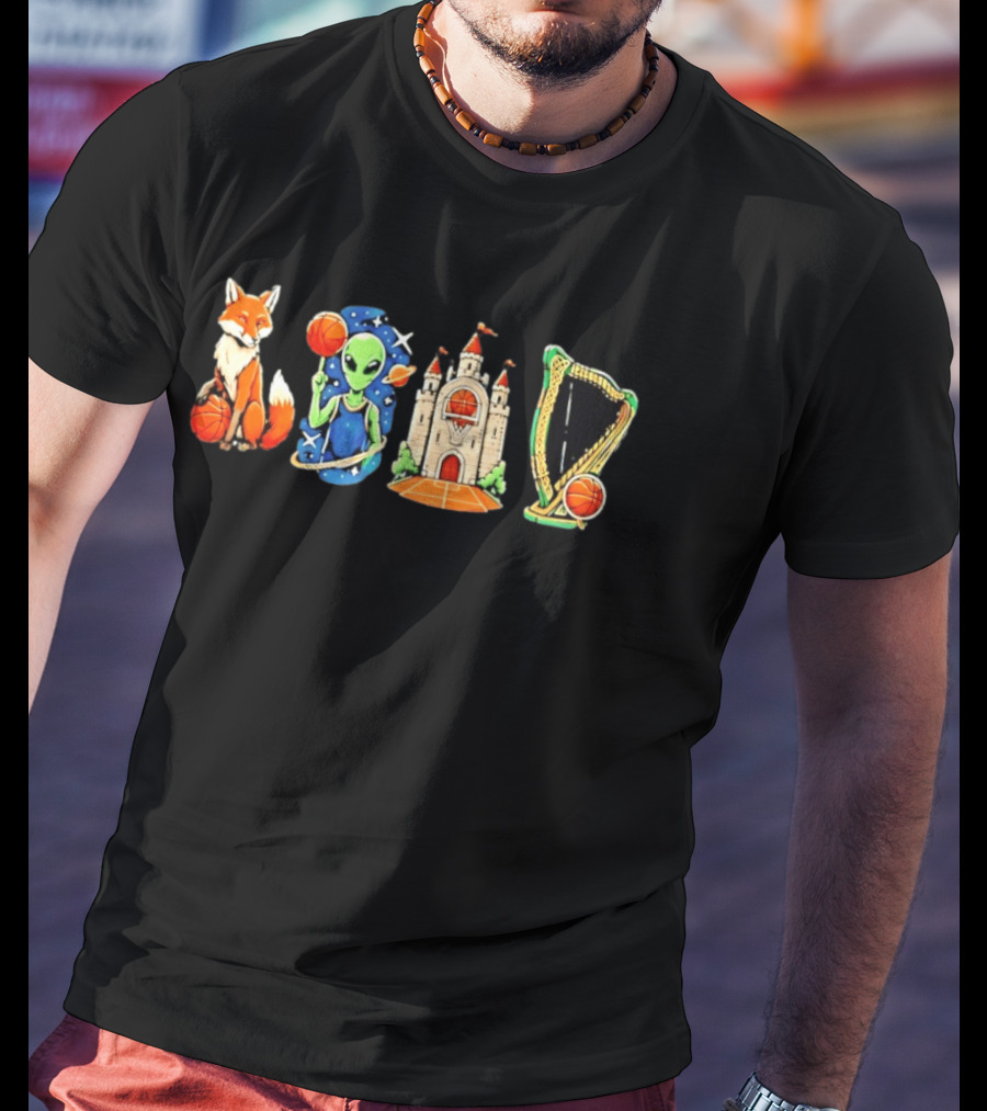 Wemby Fox Alien Castle San Antonio Spurs Basketball Texas NBA 2026 T-Shirt