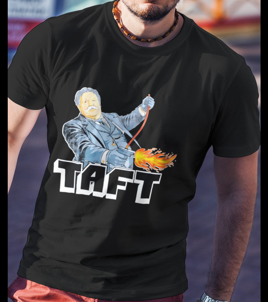William Howard Taft Wild West Gunfire Embrace T-Shirt