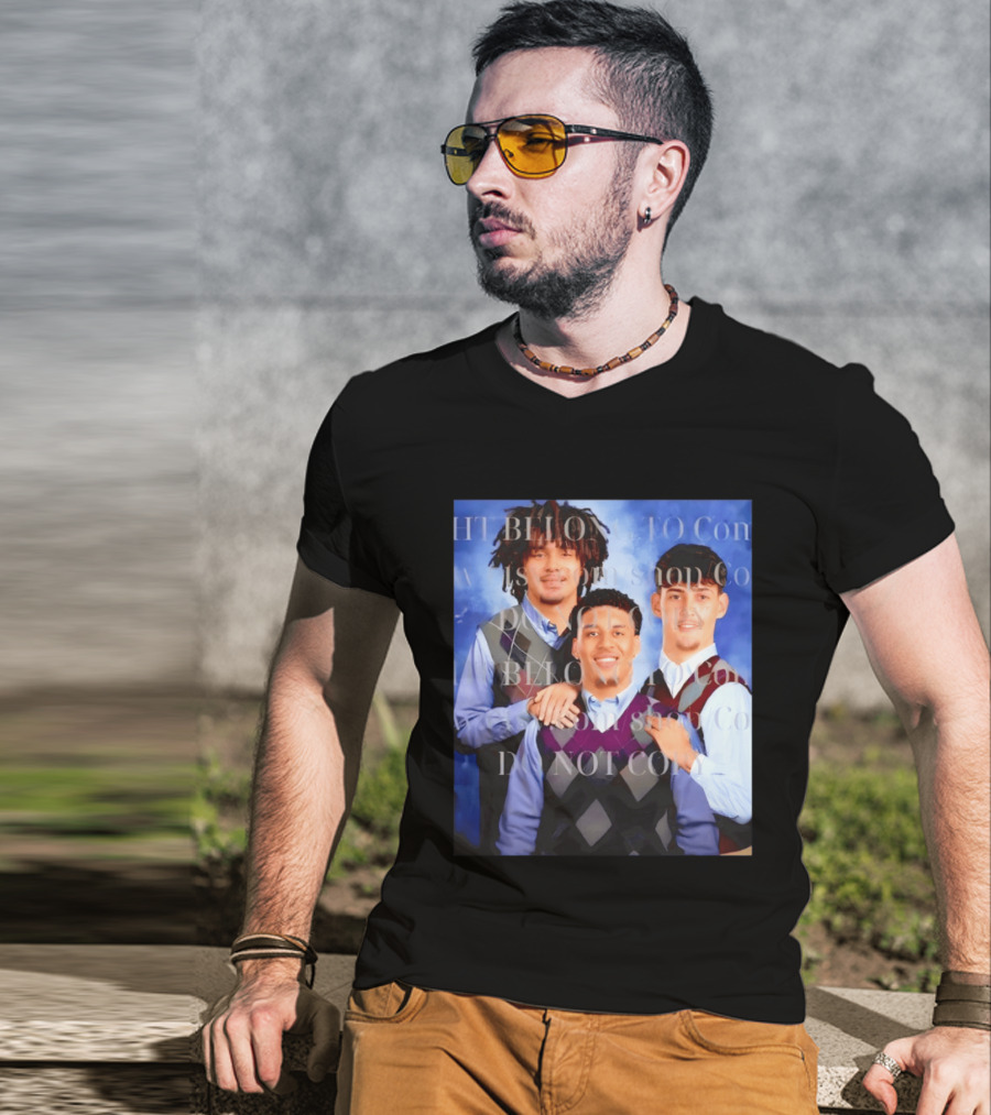 Yaxel Lendeborg Elliot Cadeau Aday Mara Step Brothers Basketball Photo T-Shirt
