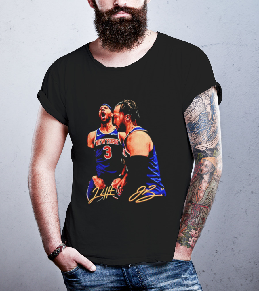 New York Knicks Jalen Brunson Josh Hart 3 11 Signature T-Shirt