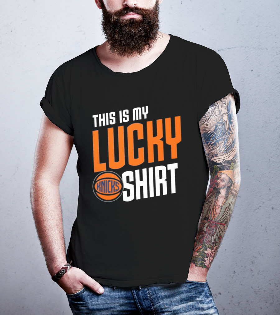 New York Knicks This Is My Lucky Knicks T-Shirt