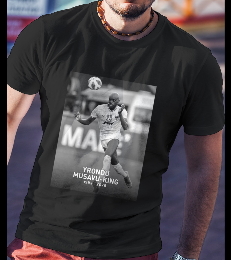 Yrondu Musavu King 29 JSW 1992 2026 Soccer Player T-Shirt