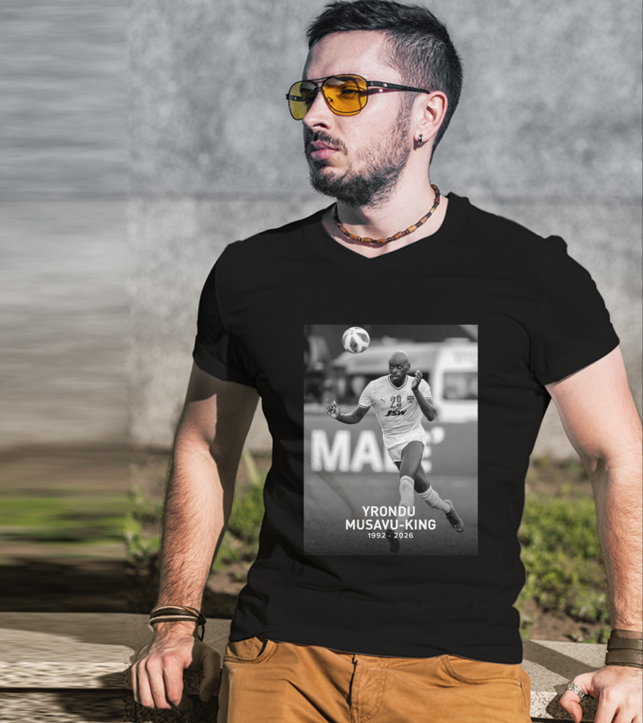Yrondu Musavu King 29 JSW 1992 2026 Soccer Player T-Shirt
