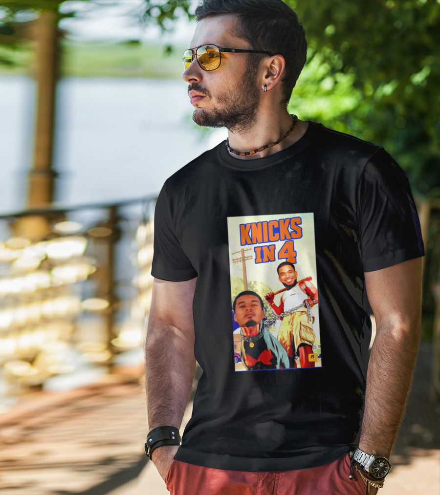 New York Knicks Knicks In 4 GTA V Meme San Antonio Spurs T-Shirt