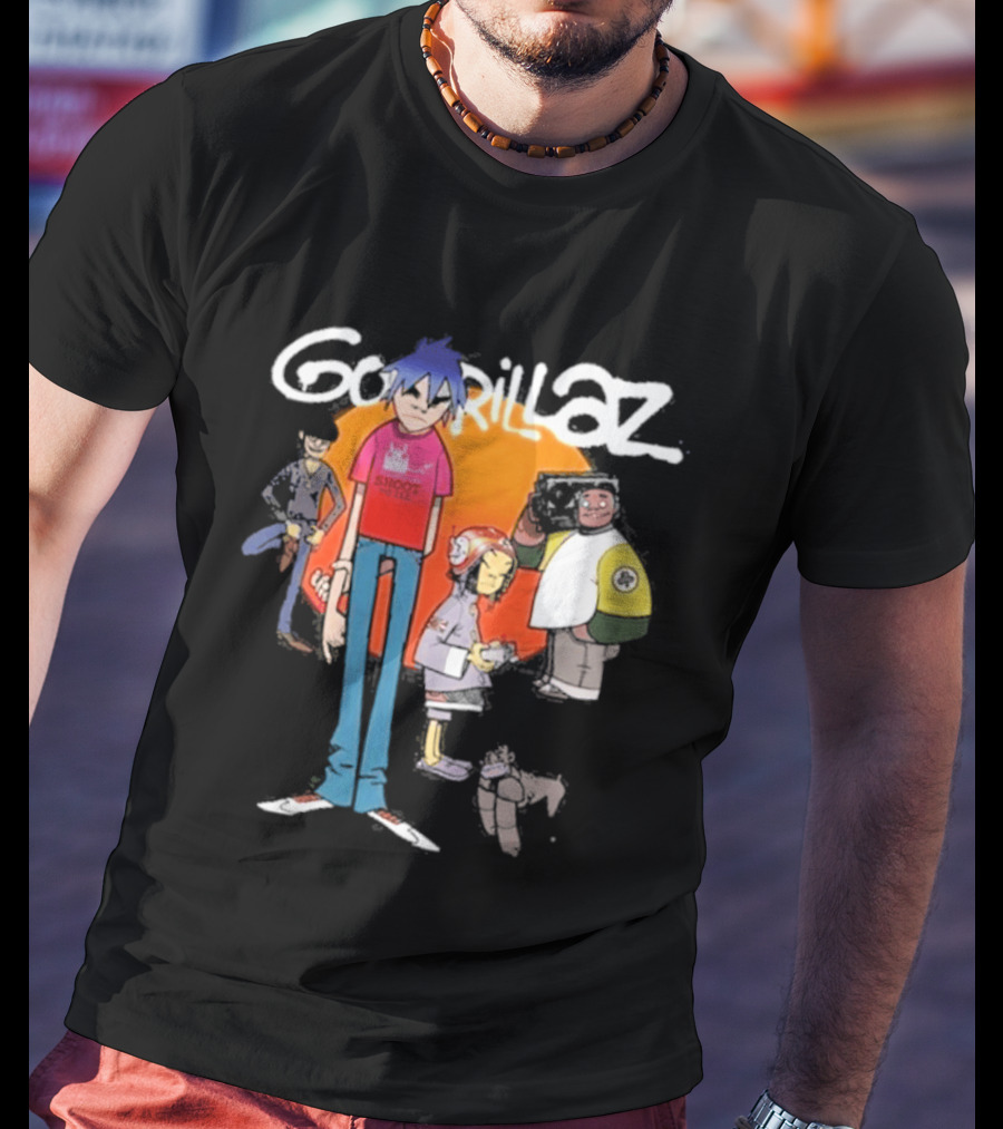 Gorillaz Summer Tour 2026 Band Members T-Shirt