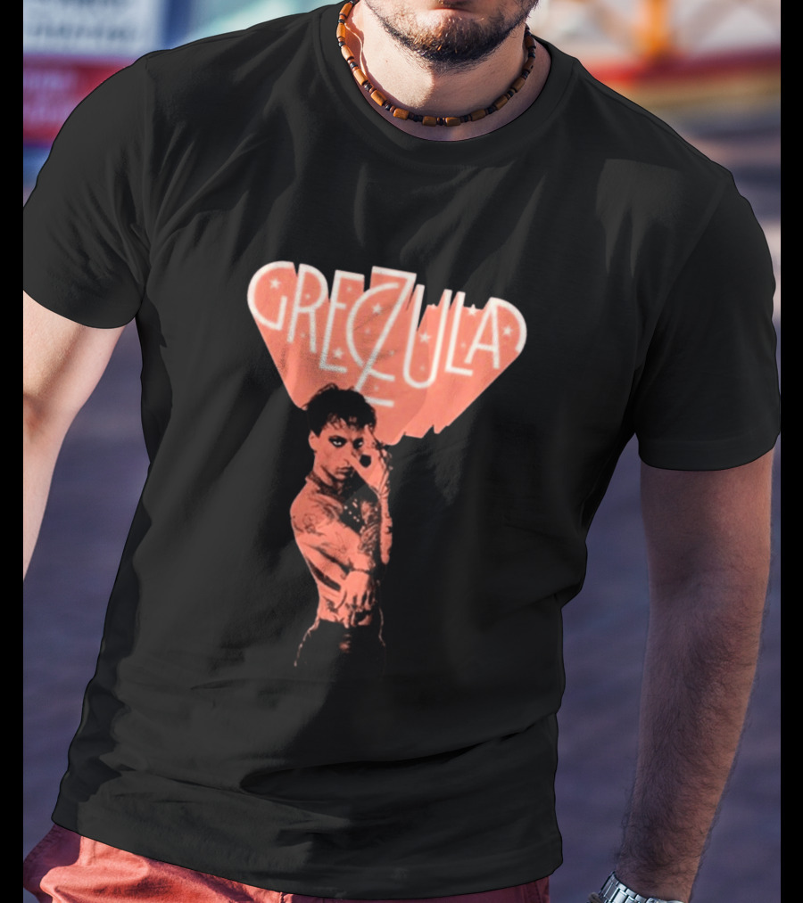 Greczula Tour Tattooed Performer With Edgy T-Shirt