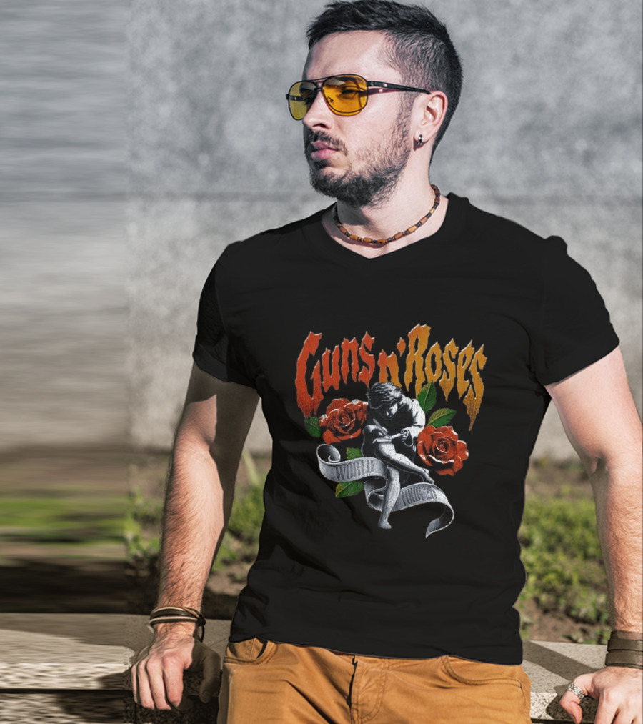 Guns N Roses World Tour 2026 Exclusive Dates T-Shirt