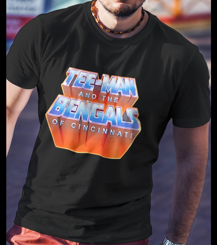 Tee Man And The Bengals Of Cincinnati T-Shirt