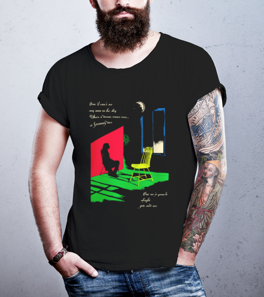 Phoebe Bridgers Chair Tour Shadow Scene With Moon And Writing T-Shirt
