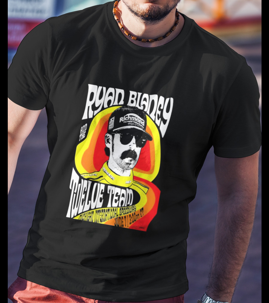 Ryan Blaney 12 Tribute Team Michigan International Speedway June 7 2026 T-Shirt