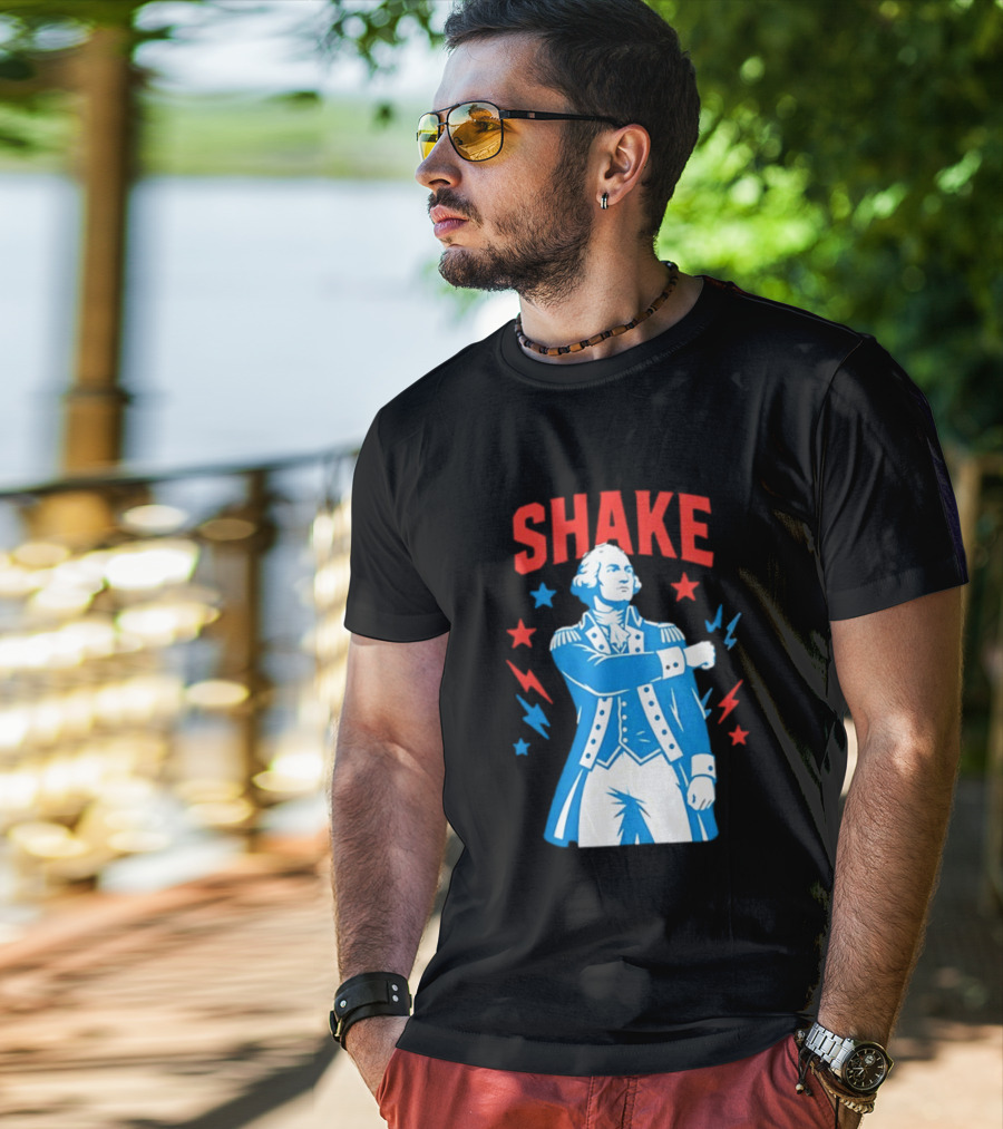 Shake And Bake George Washington America Drinking T-Shirt