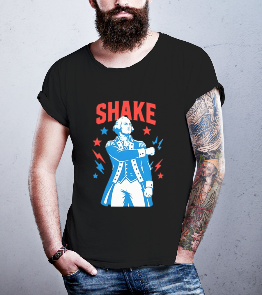 Shake And Bake George Washington America Drinking T-Shirt