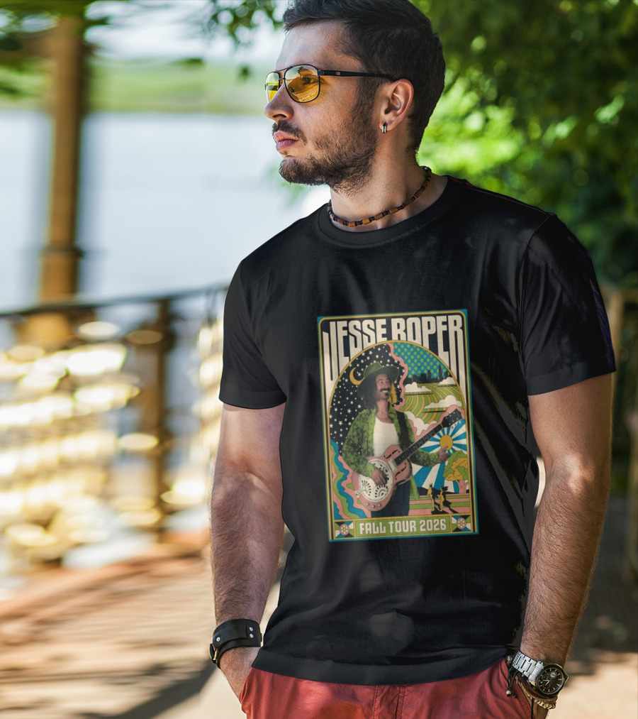 Jesse Roper Fall Tour 2026 Psychedelic Countryside Concert T-Shirt