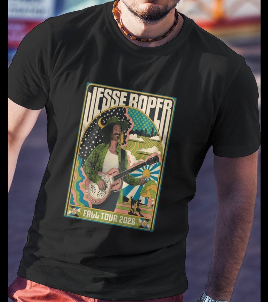 Jesse Roper Fall Tour 2026 Psychedelic Countryside Concert T-Shirt