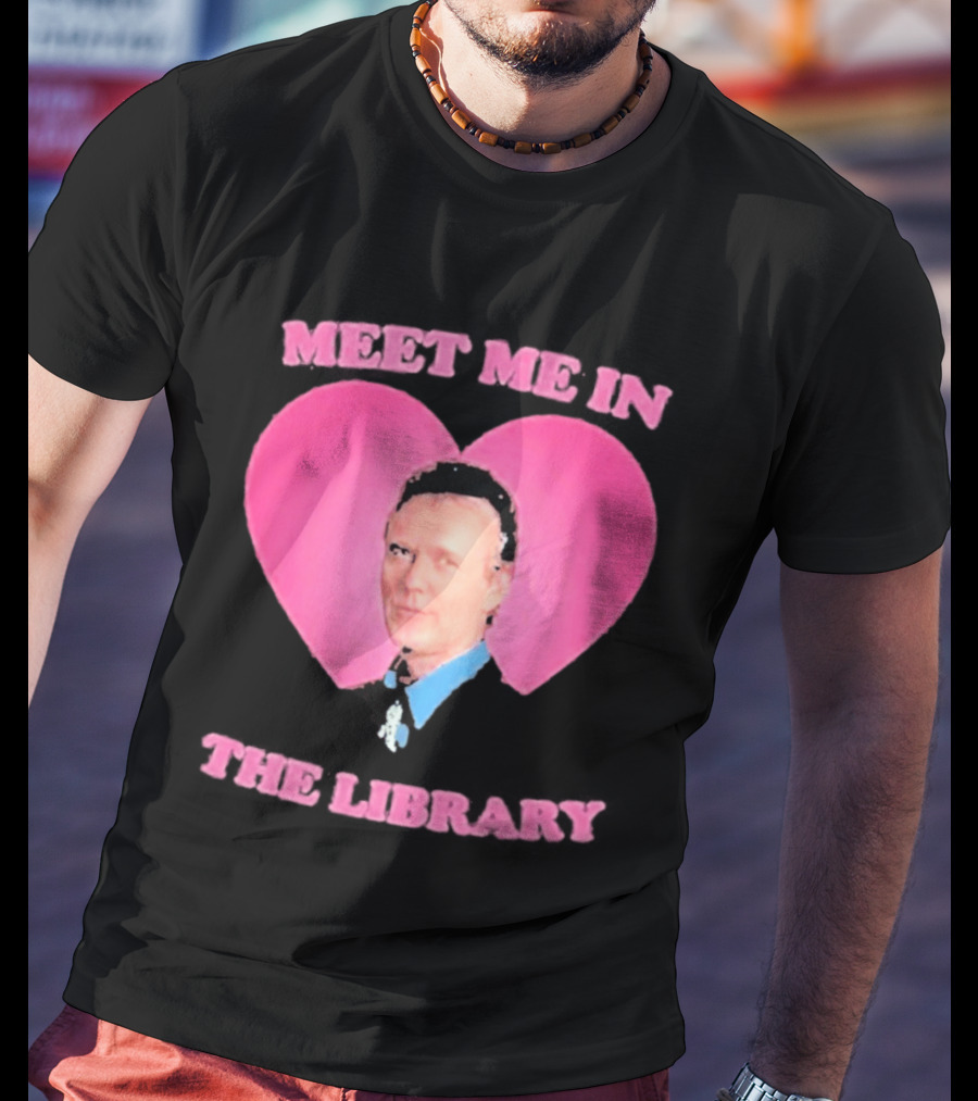 Meet Me In The Library Pink Heart Anthony Head Rupert Giles 2026 T-Shirt