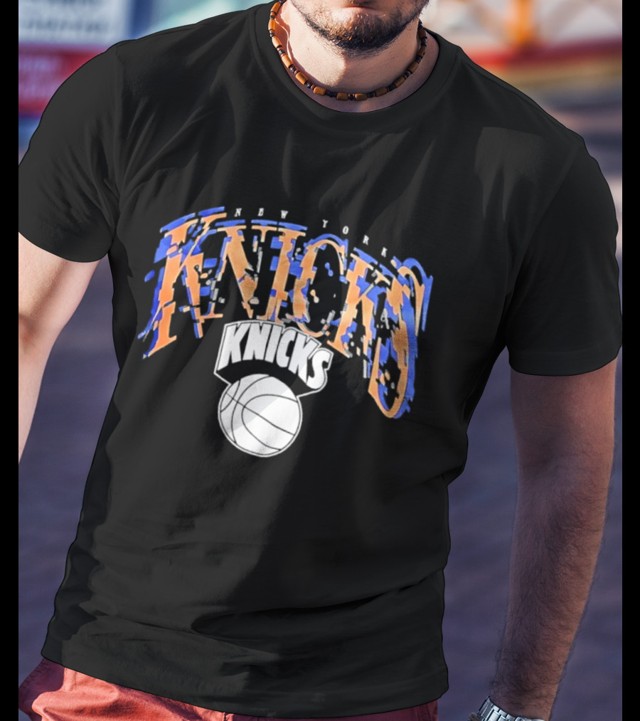 New York Knicks Suga Collaboration NBA Basketball T-Shirt
