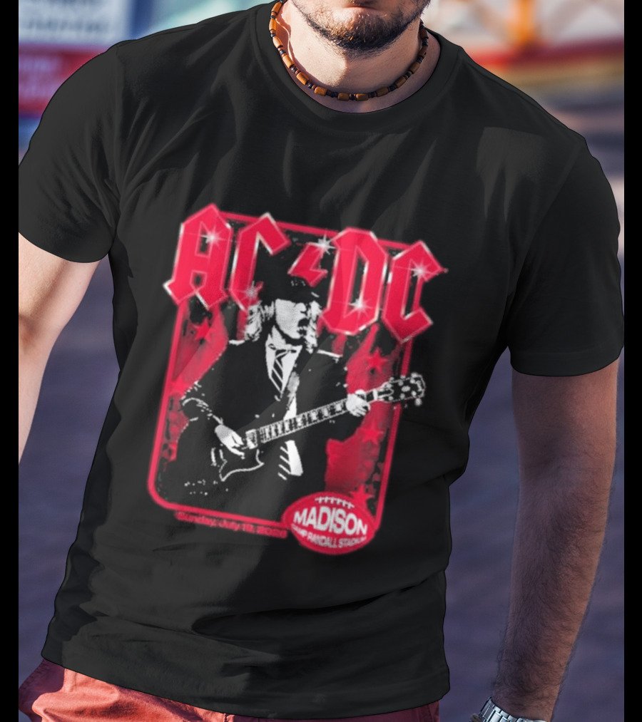 ACDC Madison Camp Randall Stadium Pwr Up Tour T-Shirt