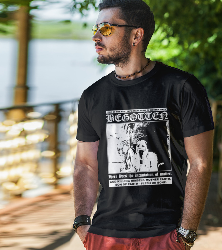 Begotten Most Important Films Modern Times Bootleg Surreal Cult Classic Horror Movie T-Shirt