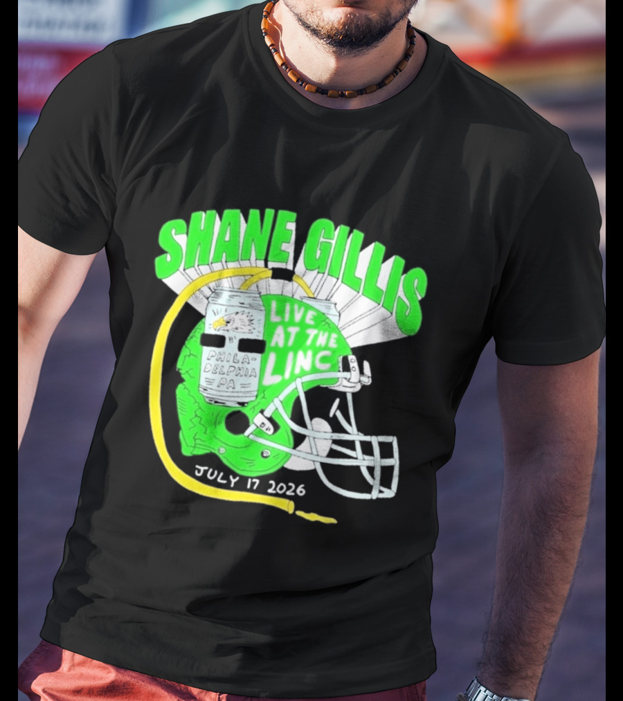 Shane Gillis Live At The Linc Philadelphia July 17 2026 Helmet T-Shirt