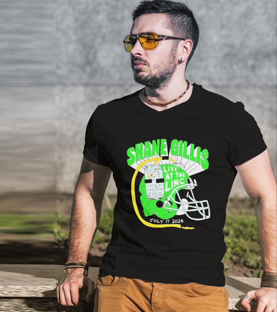 Shane Gillis Live At The Linc Philadelphia July 17 2026 Helmet T-Shirt