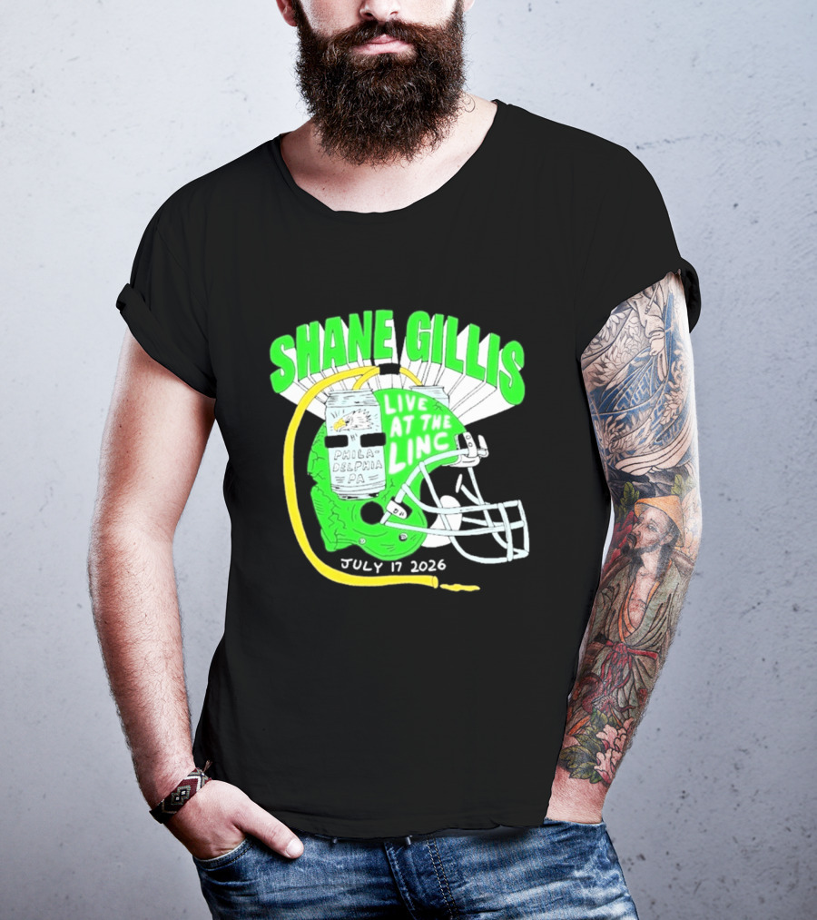 Shane Gillis Live At The Linc Philadelphia July 17 2026 Helmet T-Shirt