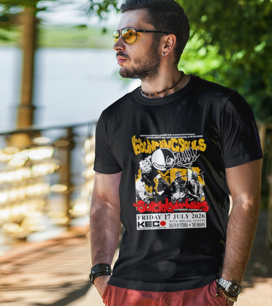 Bouncing Souls The Suicide Machines Live At Kelowna Event Centre July 2026 T-Shirt