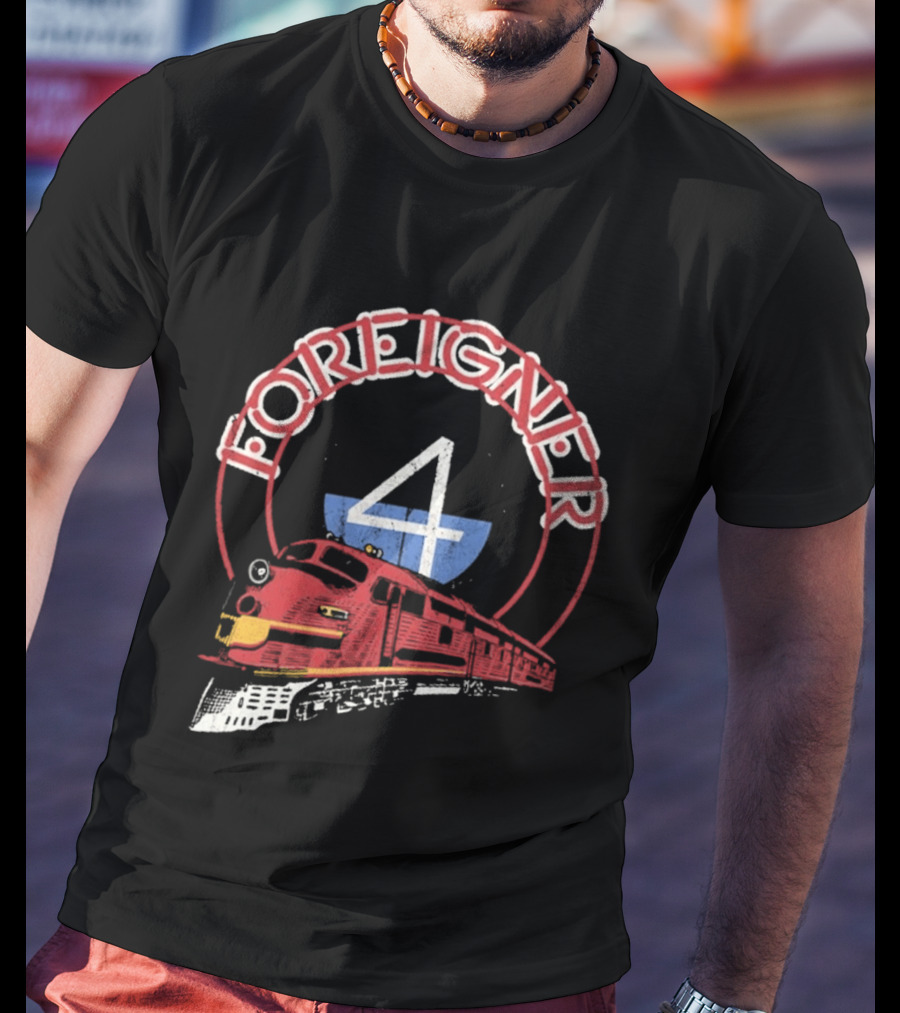 Foreigner 4 Train Red T-Shirt