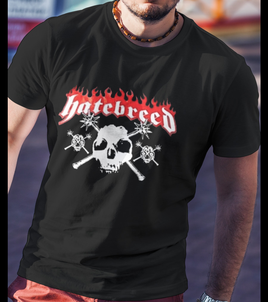 Hatebreed The Summer Slaughter Tour Part 1 2026 Skull And Crossbones Logo With Dates T-Shirt