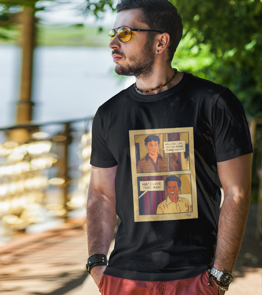 Interview With The Vampire Fang Thing Comic Panel Ha I Love That Man T-Shirt
