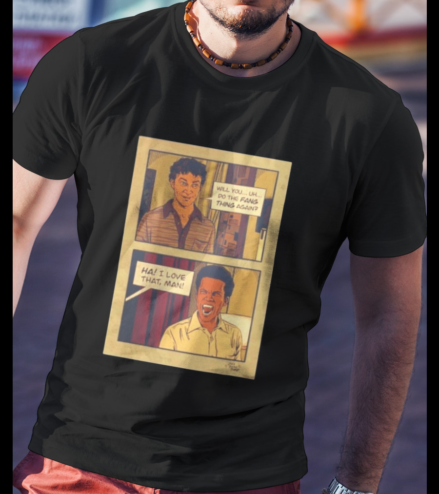 Interview With The Vampire Fang Thing Comic Panel Ha I Love That Man T-Shirt