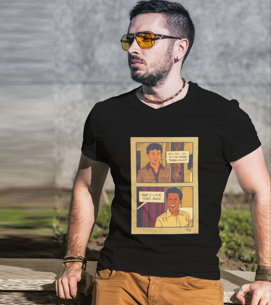 Interview With The Vampire Fang Thing Comic Panel Ha I Love That Man T-Shirt