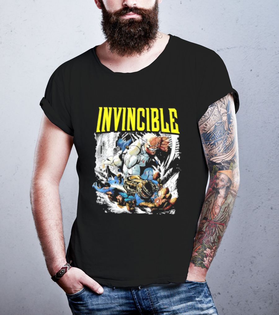 Invincible Thragg Vs Omni Man Epic Battle Comics T-Shirt