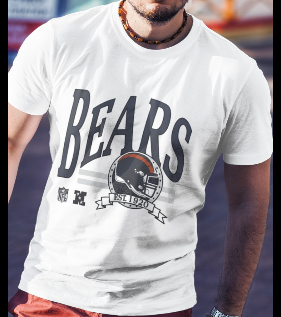 Bears Est 1920 Chicago Helmet Football NFL NFC T-Shirt