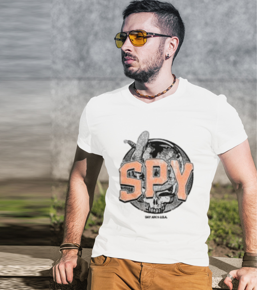 Imprint Spy San Francisco Giants Skull Baseball T-Shirt
