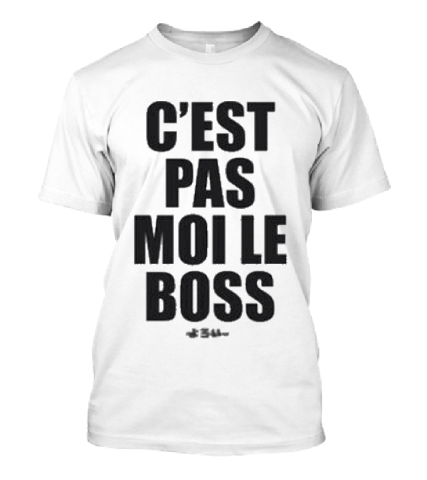 Orelsan C'est Pas Moi Le Boss Text Clothing T-Shirt