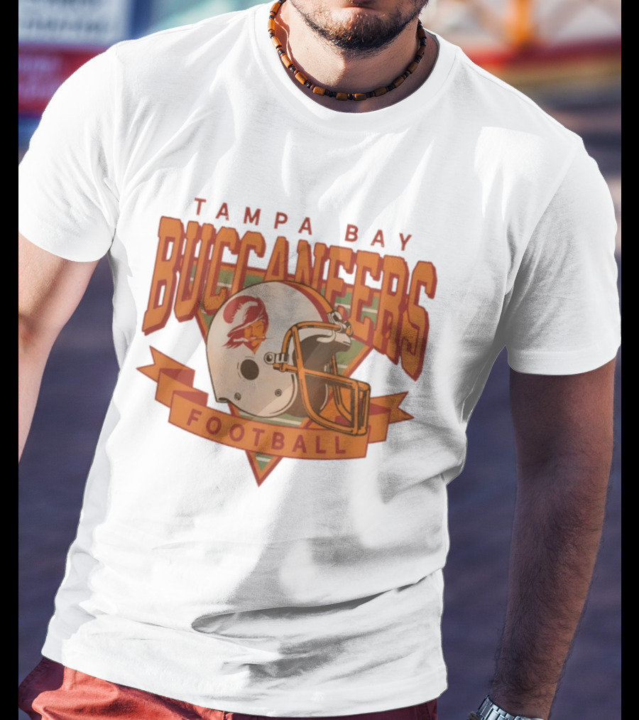 Tampa Bay Buccaneers Football Helmet T-Shirt
