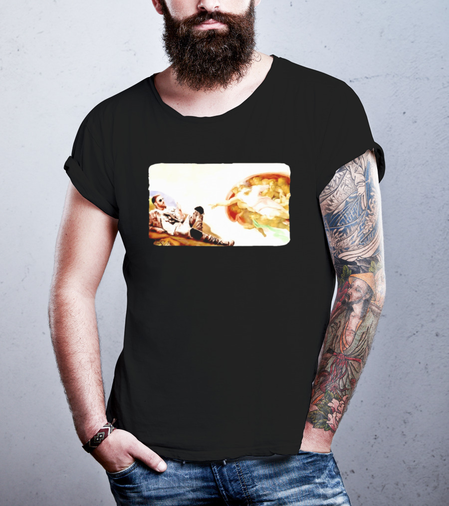AEW Orange Cassidy The Creation Of Adam T-Shirt