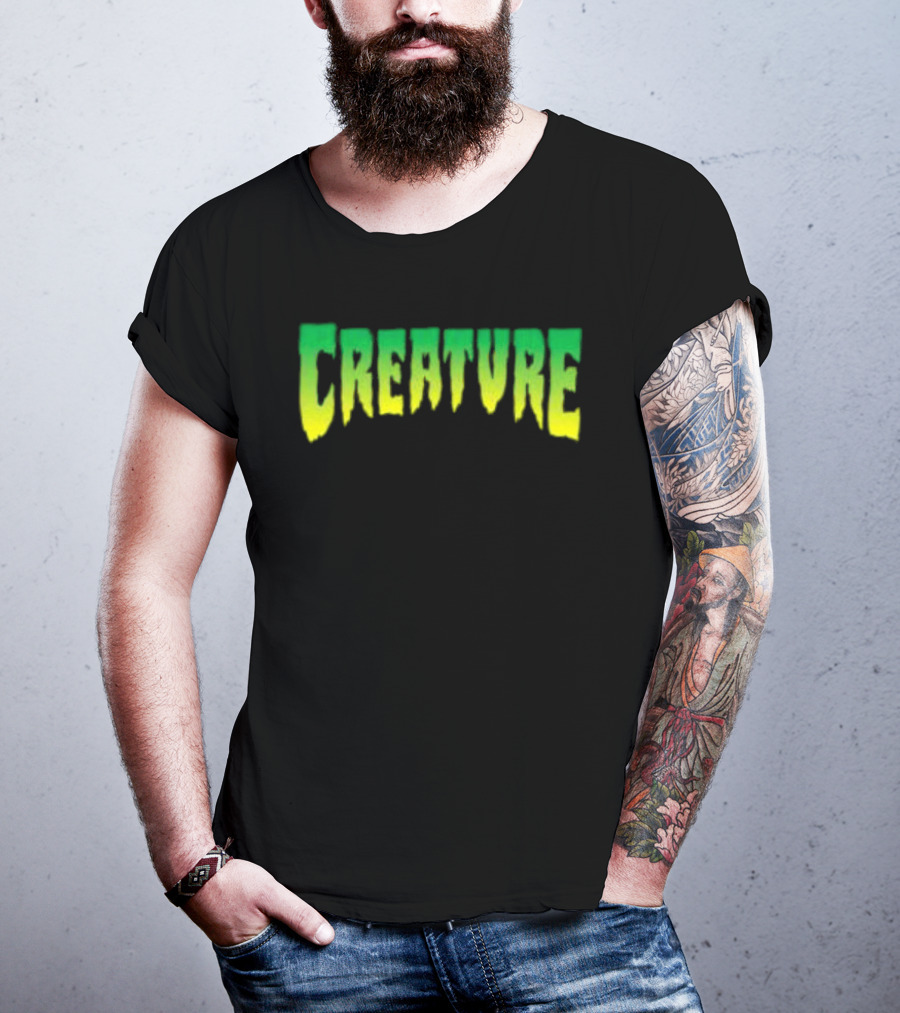 Bingo Store Creature Mens Green Yellow Gradient T-Shirt