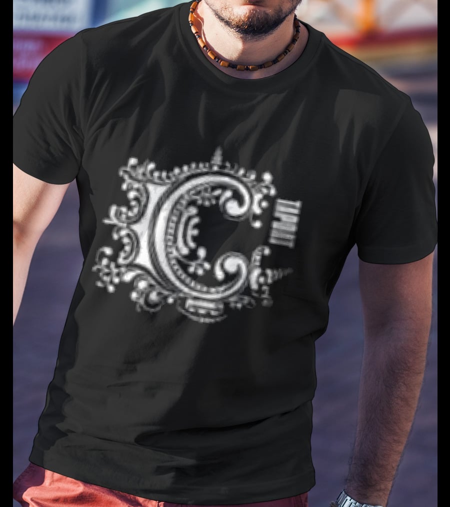 Chiodos Tapdat Circular Dance Store C Letter Ornate T-Shirt