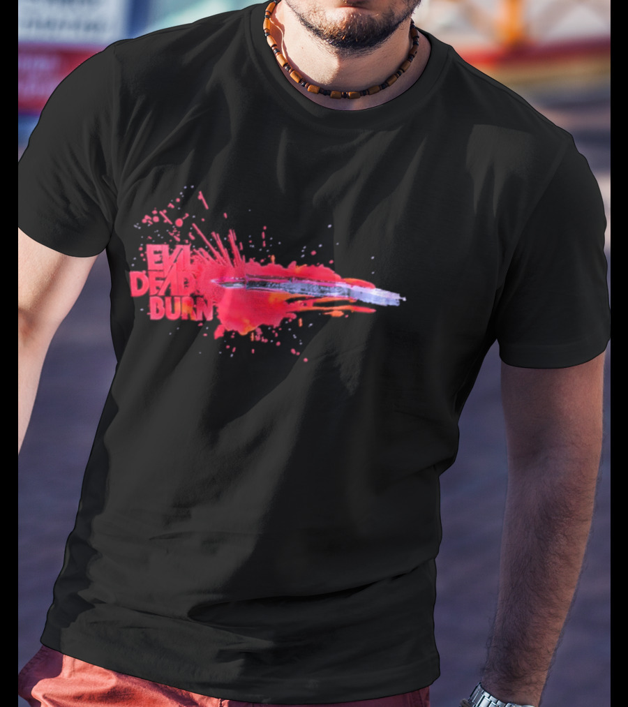 Evil Dead Burn 2026 Horror Splatter Blade T-Shirt
