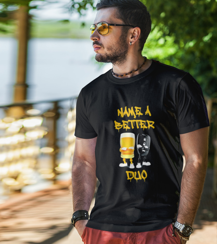 Name A Better Duo Beer And Car Key Challenge T-Shirt
