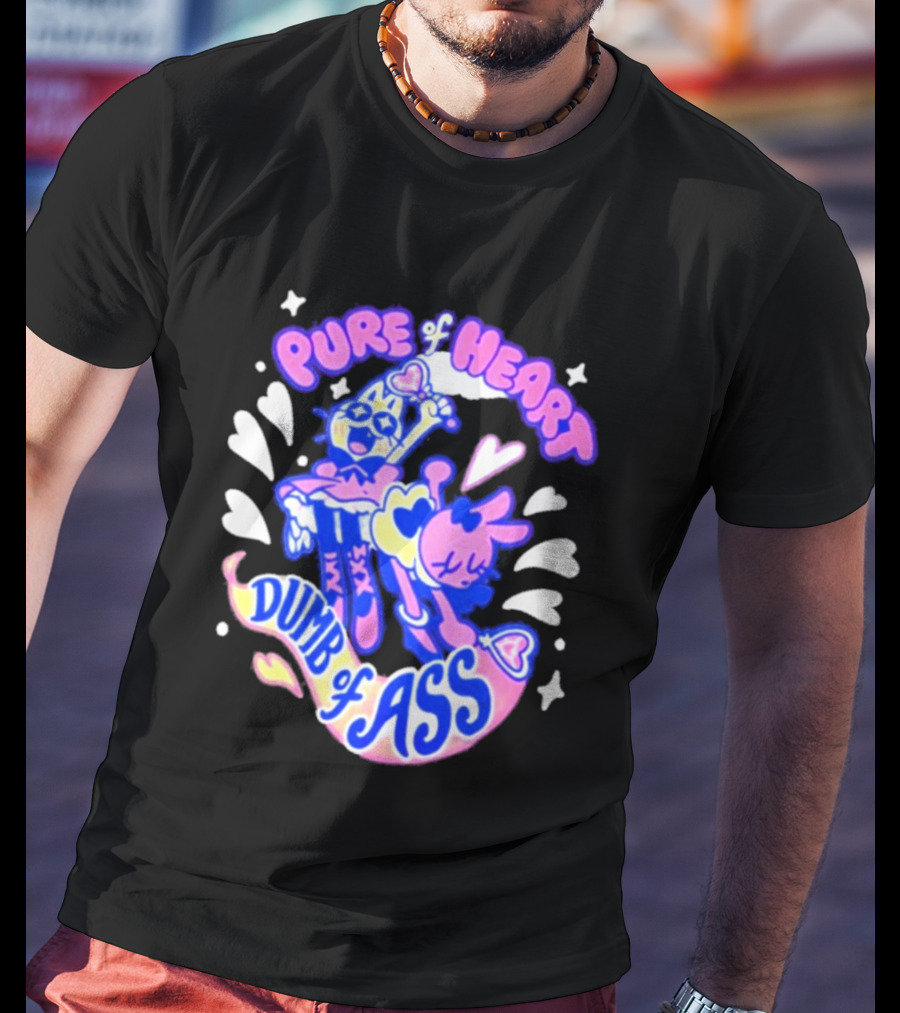 Pure Heart Dumb Of Ass Giraffalope Fun T-Shirt