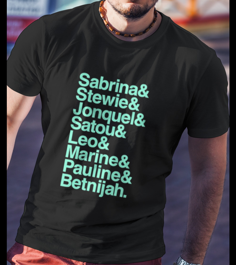 Sabrina Stewie Jonquel Satou Leo Marine Pauline Betnijah New York Liberty 2026 WNBA Players T-Shirt