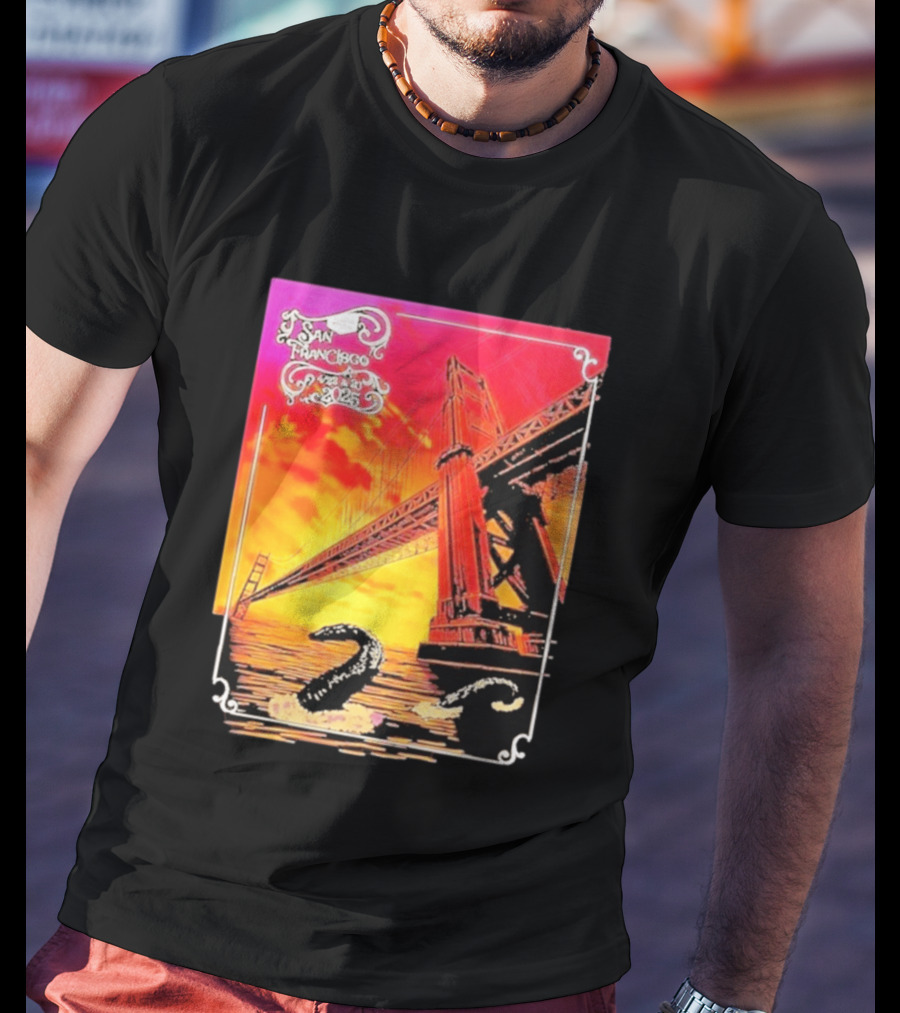 Phish The Spring Tour 2025 Bill Graham Civic Auditorium San Francisco April 22nd 23rdBridge T-Shirt